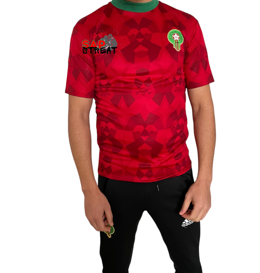 T-shirts de l'Équipe Nationale du Maroc petite écriture